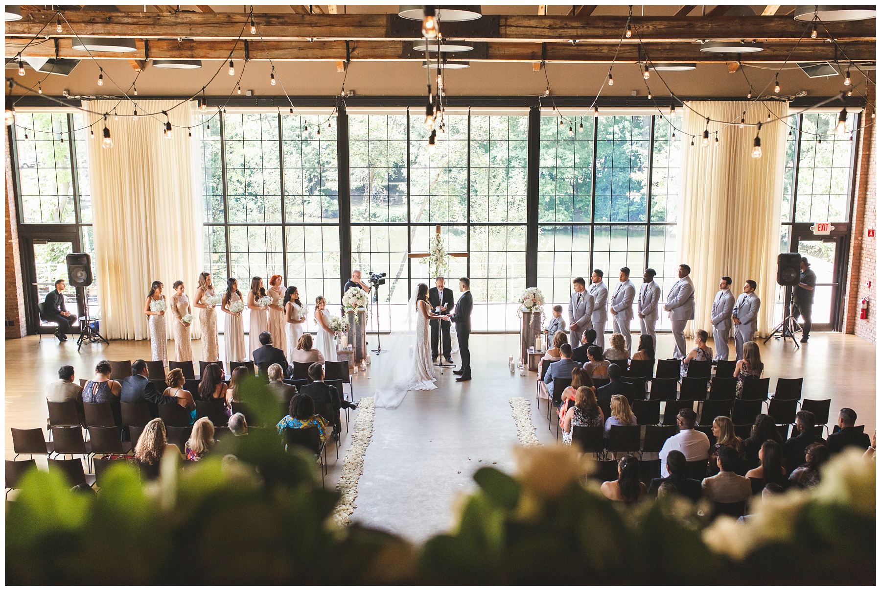 Wedding ceremony photo taken by Miranda Renee Photography