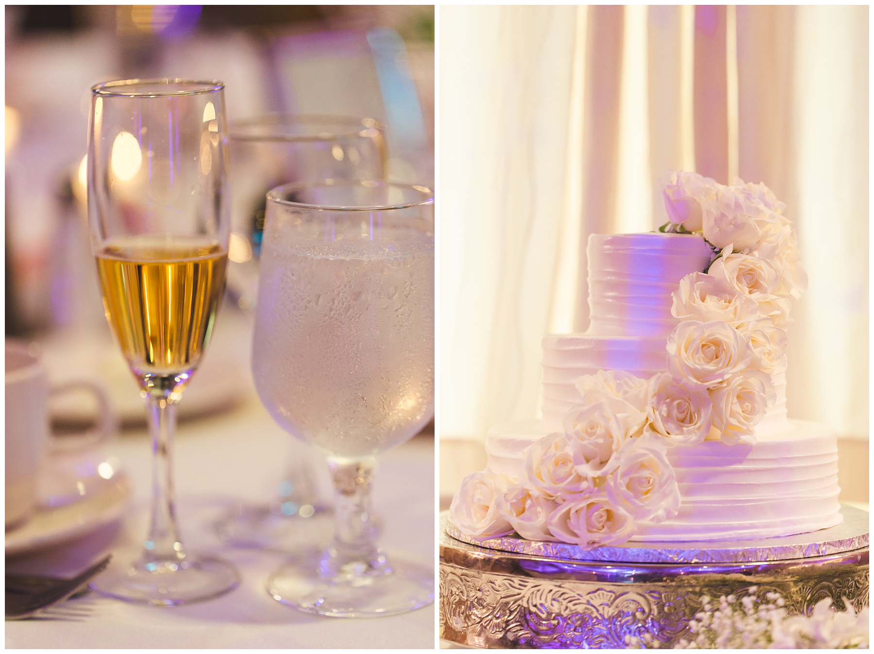 drinks and cake at the wedding reception. high-end luxury wedding