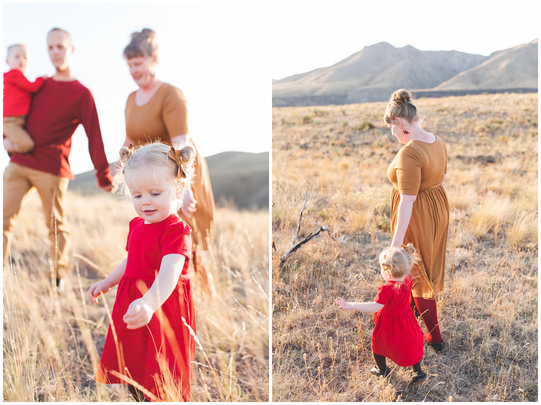 Family Photos at Anderson Dam candid family natural light photography Boise Idaho