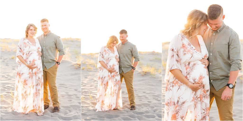 Maternity photos at the sand dunes
