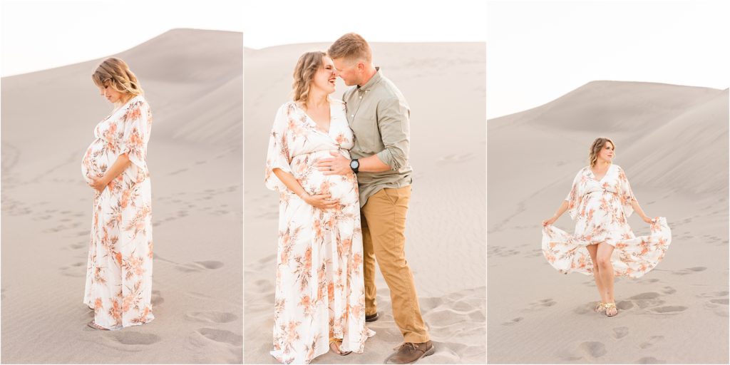 Maternity photos at the sand dunes
