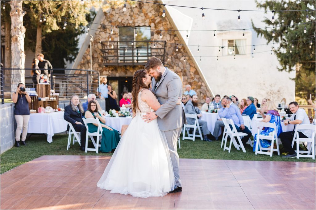 first dance outdoors in meridian idaho