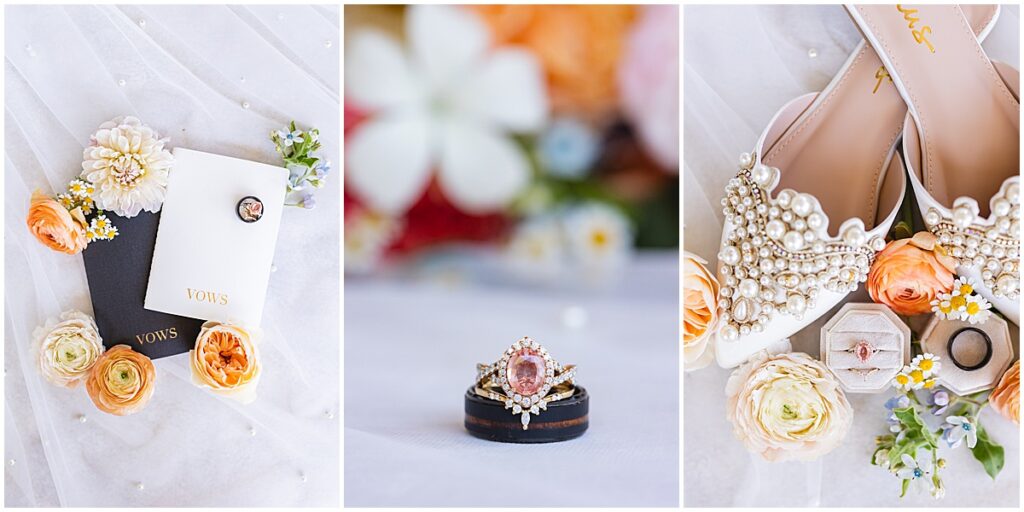 peach wedding colors