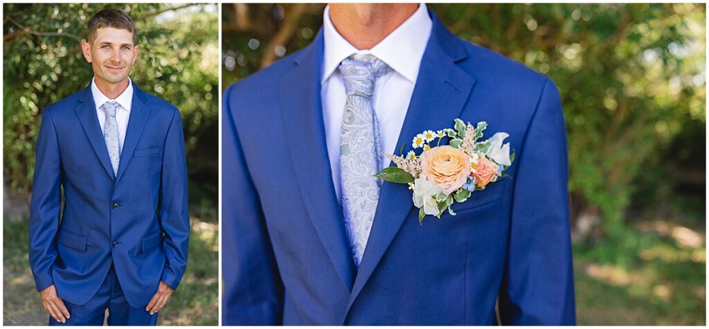 navy blue suit for groom