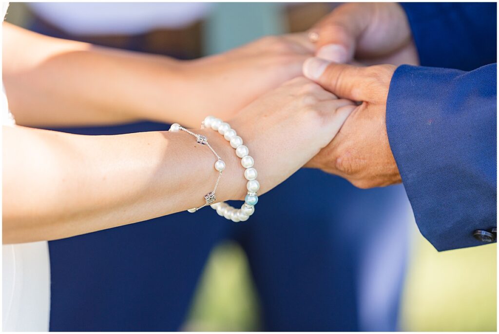 holding hands
